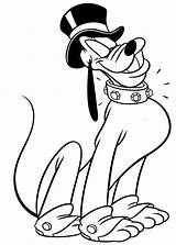 Pluto Coloring Dog Pages Printable Disney Mickey Getcolorings Cartoon Kidsdrawing Getdrawings Books sketch template