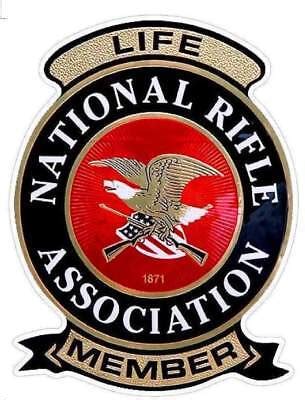 nra   vinyl decal life member national rifle association  window ebay