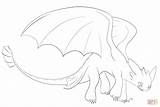 Toothless Coloring Pages Baby Flying Fury Night Printable Dragon Clip Sketch Library Comments Clipart Template Coloringhome sketch template