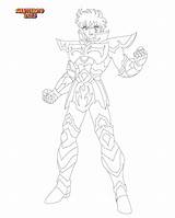 Seiya sketch template