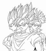 Goku Dbz sketch template