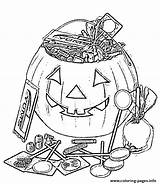 Halloween Coloring Pages Candy Pumpkin Kids Corn Printable Drawing Popsugar Color Printables Cute Print Adults Getdrawings Reaction sketch template