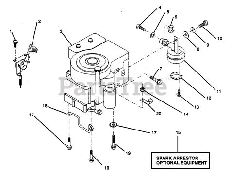 poulan pro pp   poulan pro lawn tractor enginethrottle parts lookup  diagrams