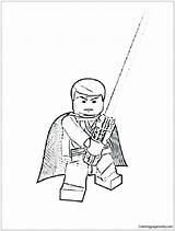 Skywalker Luke Pages Coloring Color Online Coloringpagesonly sketch template