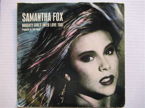 samantha fox naughty girls need love too 1987 vinyl discogs