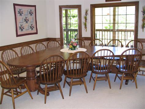 unique dining room table  chairs northwood auctions