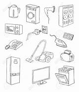 Appliances Coloring sketch template