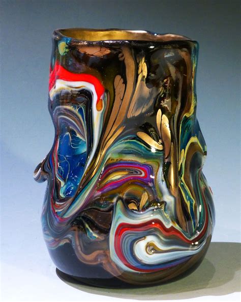 Blown Glass Wine Cup By Artist George Watson Glass Blowing Wine