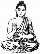 Buddha Clipart Coloring Drawing Gautam Buda Budh Pages Clip Painting Drawings Lord Clipground Face Cliparts Zen Choose Board Gif Clipartmag sketch template