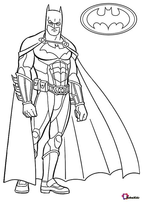 batman superhero coloring sheet  kids collection