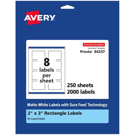 avery matte white rectangle labels   feed     matte white printable labels