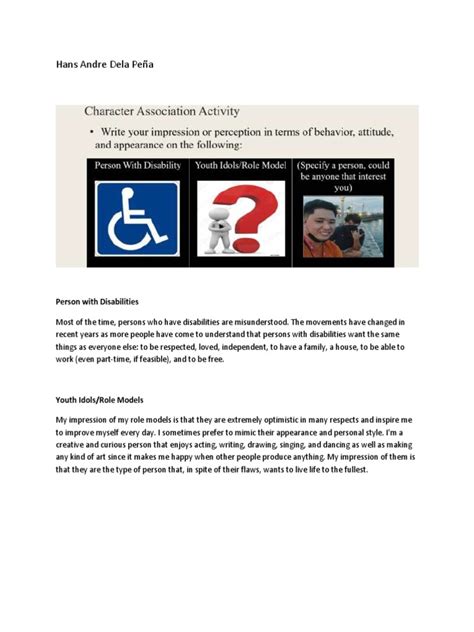 character association activity