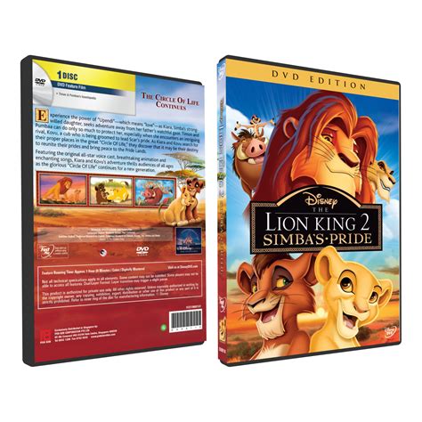 lion king  simbas pride dvd feature film bonus poh kim video