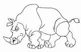 Rhino Rhinoceros Coloriage Nashorn Colorare Badak Rinoceronte Rhinocéros Rinocerontes Ausmalbilder Mewarnai Ausmalbild Colère Disegno Colorier Disegnare Colere sketch template