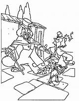 Pinocchio Moody Pinocho Lobo Judy Choisir Coloringhome sketch template
