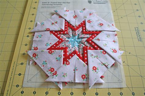 folded star guide stencil