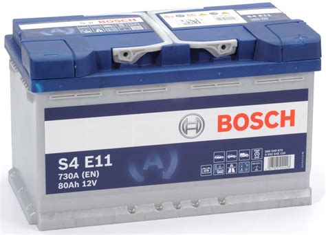 s4 e11 bosch car battery 12v 80ah type 115 efb s4e11