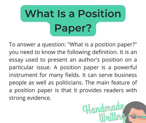 position paper ideas position paper outline   topics  top