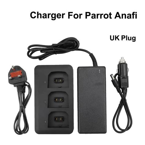 follurefor parrot anafi drone multi batteries balance fast charger adapter car charger