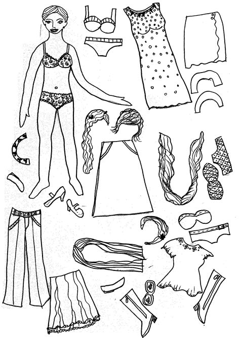 summer clothes coloring sheets coloring pages clothes