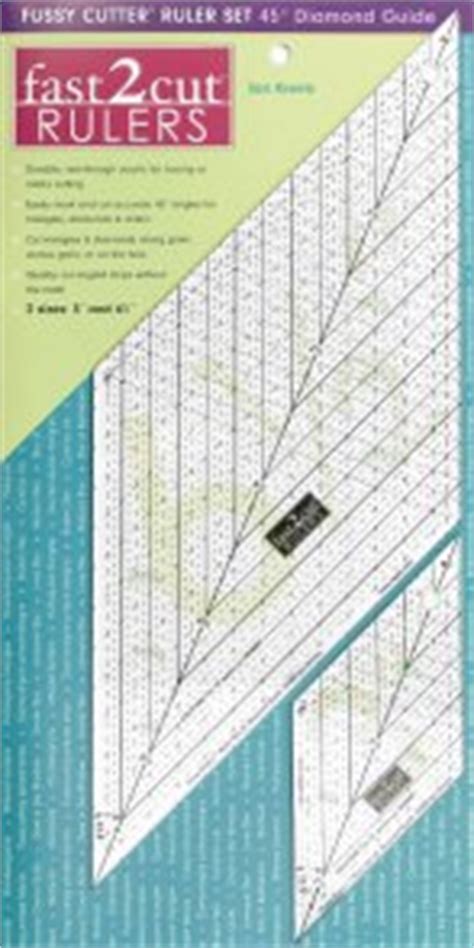 fastcut fussy cutter   diamond ruler set  jan p krentz