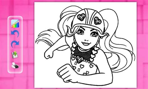 barbie video game hero coloring page numuki
