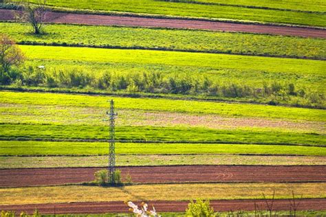 agricultural layer view od plowed field stock image image  idyllic beautiful