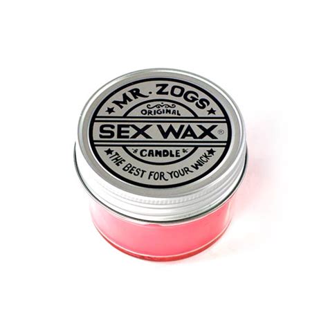 sexwax candle cndl mr zog s surfboard wax