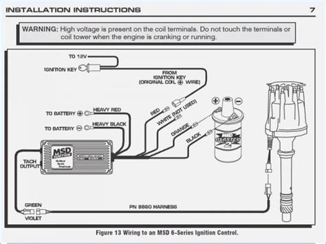 msd ignition wiring diagram chevy easy wiring
