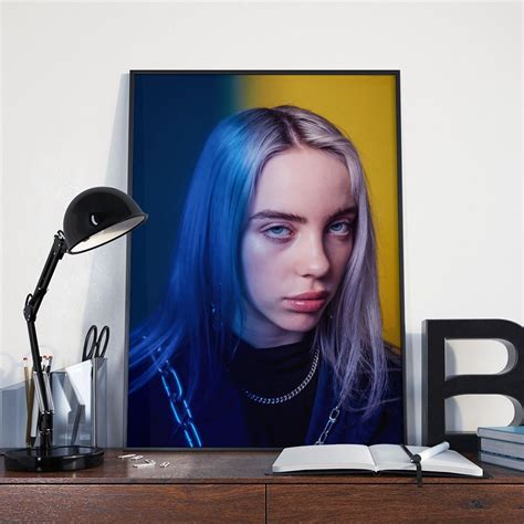 billie eilish billie eilish billie hip hop gift christmas valentines day poster canvas