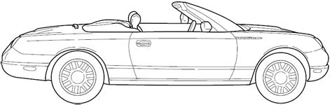ford thunderbird coloring page coloring pages thunderbird colouring