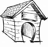 Kennel Dog House Drawing Coloring Pages Firehouse Drawings Getcolorings Buildings Architecture Getdrawings Paintingvalley Popular sketch template