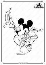 Coloring Mickey Mouse Pdf Dapper Printable Whatsapp Tweet Email sketch template