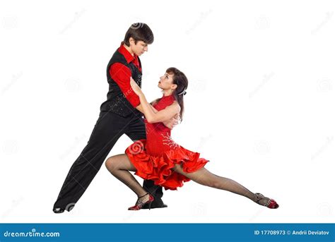 tango dancers  action stock  image