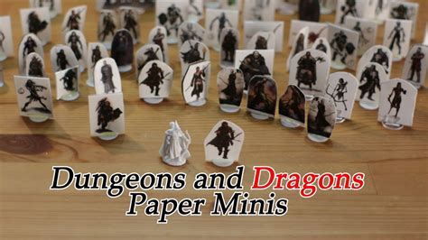 dungeons  dragons paper miniatures dd pathfinder warhammer minis youtube