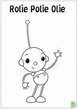 Coloring Pages Rolly Polly Rolie Olie Polie Bugs Dinokids Template sketch template