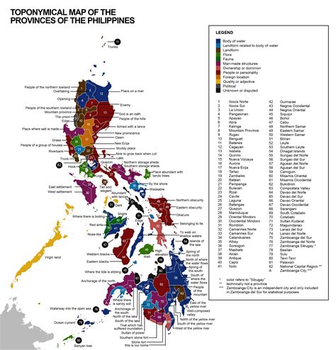 toponymical map   provinces   philippines   mattsdfgh retymologymaps