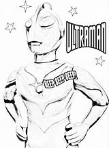Coloring Ultraman Pages Kaiju Comments sketch template