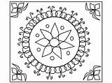 Diwali Rangoli Coloring Pages Printable Designs Happy Colour Kids Print Drawing Colouring Beautiful Color Wallpaper Printables Worksheets Colours Getcolorings Popular sketch template