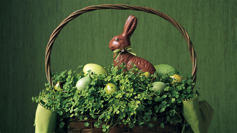 contemporary colorful  chic easter baskets martha stewart