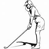 Golfer Golf Clip Clipart Silhouette Female Ladies Girl Ball Lady Girls Cliparts Drawing Women Golfing Funny Golfers Woman Cartoons Clipartpanda sketch template