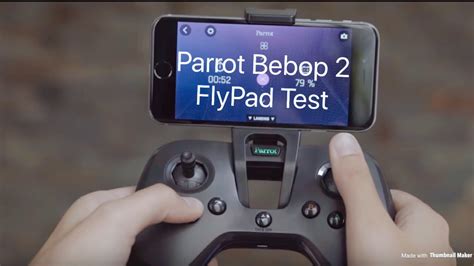 parrot bebop  flypad test youtube