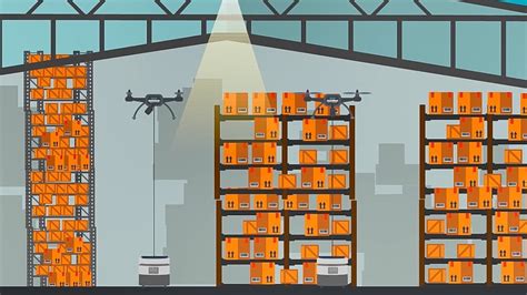 infinium scan automated stocktaking drone  warehouse inventory management youtube