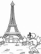 Eiffel Tower Coloring Pages Printable Kids Paris Color Cool2bkids Sheets Print Printables Worksheets Towers Choose Board sketch template
