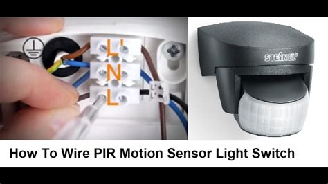 wiring  motion sensor light