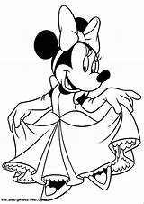 Coloring Minnie Mouse Princess Pages Printable Getdrawings Getcolorings Template sketch template