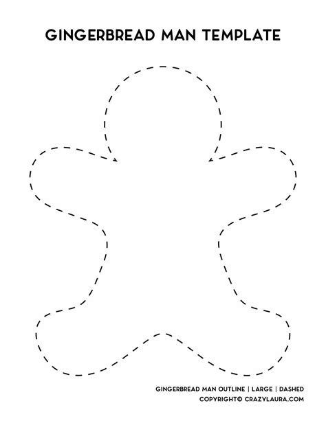 gingerbread man template coloring pages gingerbread man