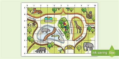map skills geography   zoo map resource twinkl