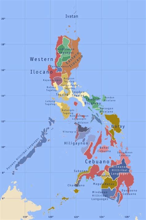 languages   philippines  mapporn