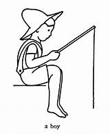 Fishing Coloring Pages Clipart Go Colouring Clip Library sketch template